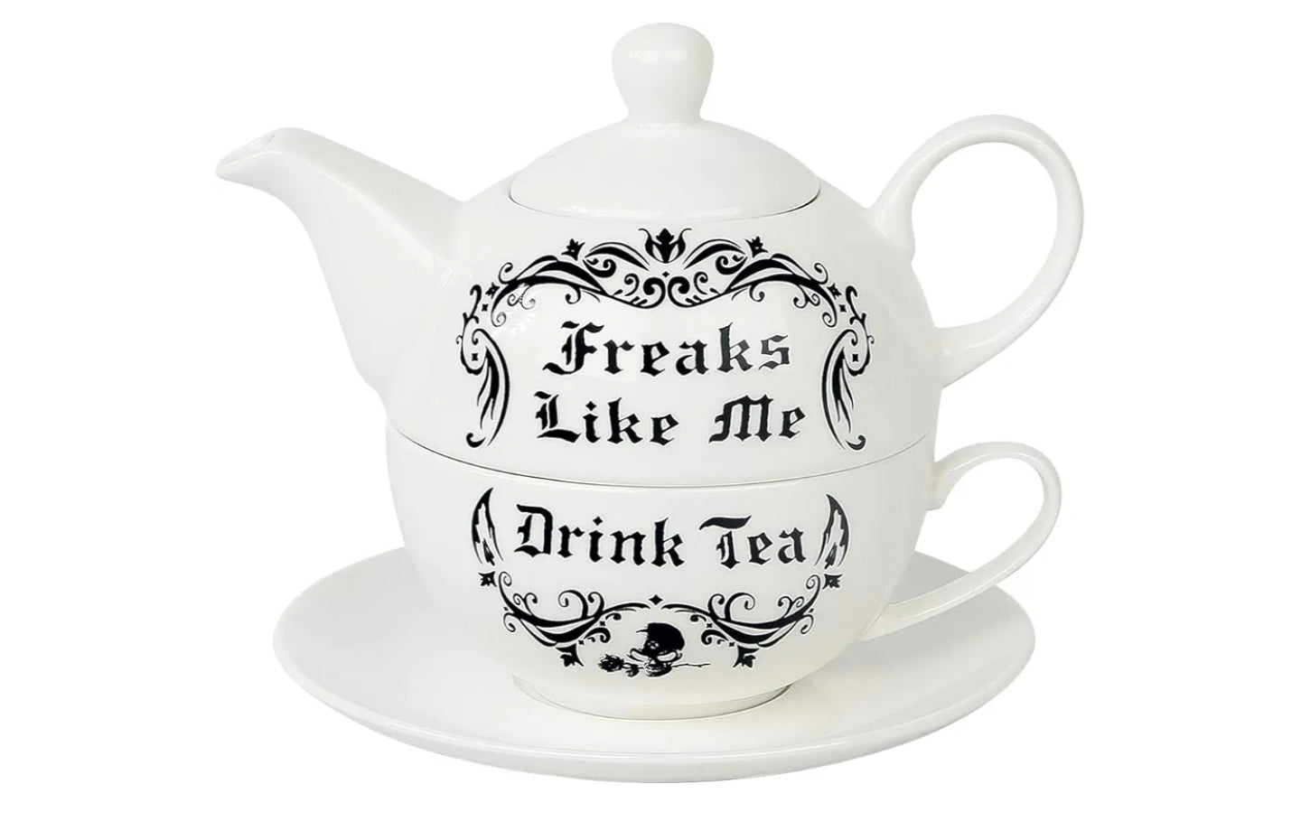 Freaks Like Me Drink Tea Set