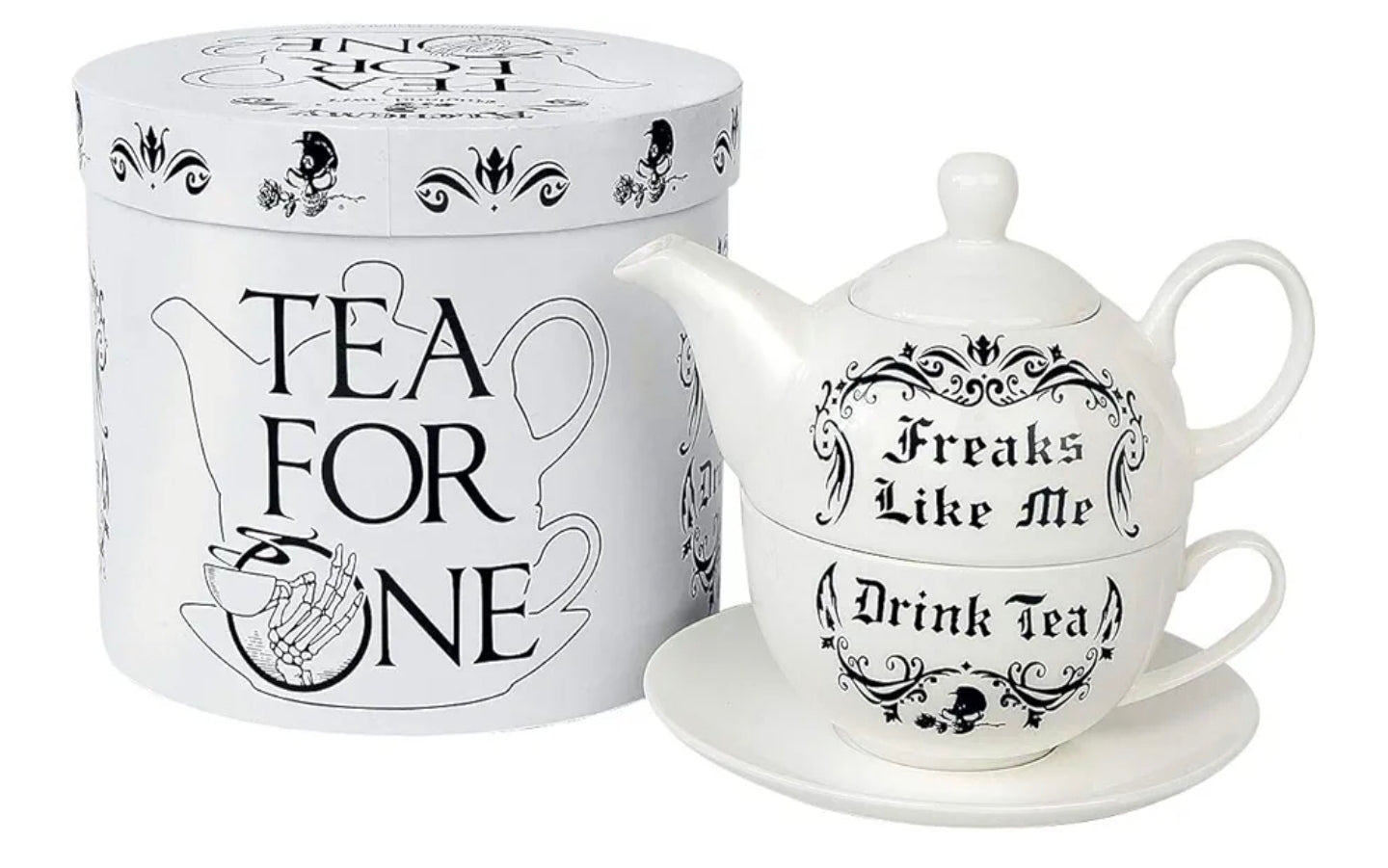 Freaks Like Me Drink Tea Set