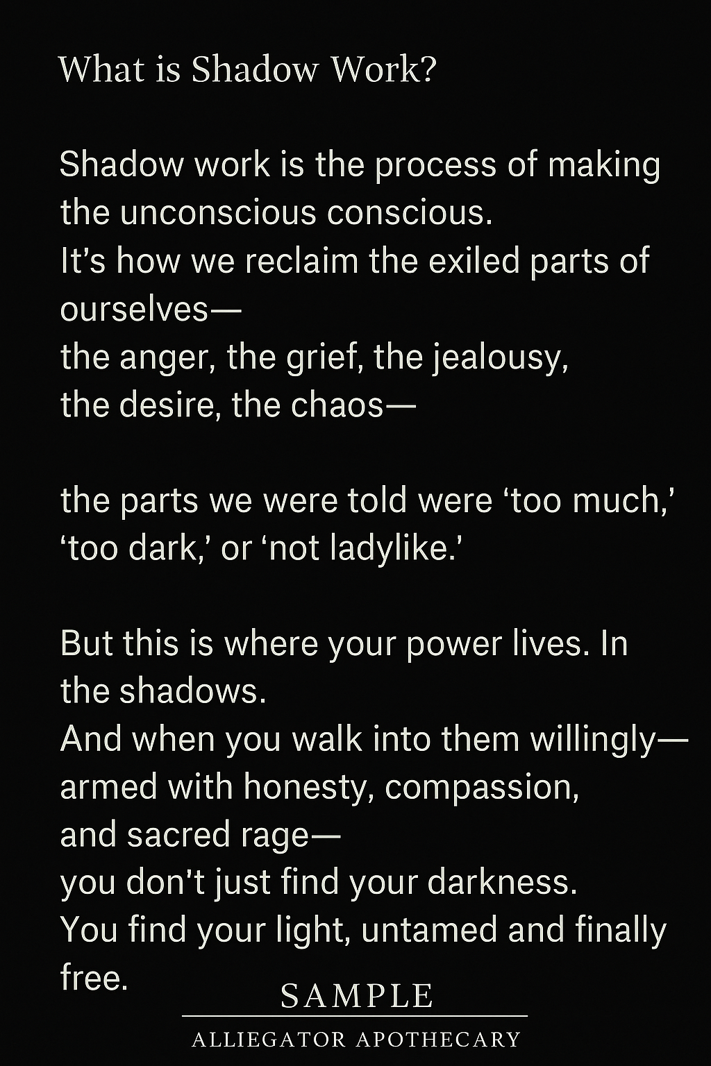 The Shadow Grimoire | A Ritual Journey for Excavation, Release & Rebirth