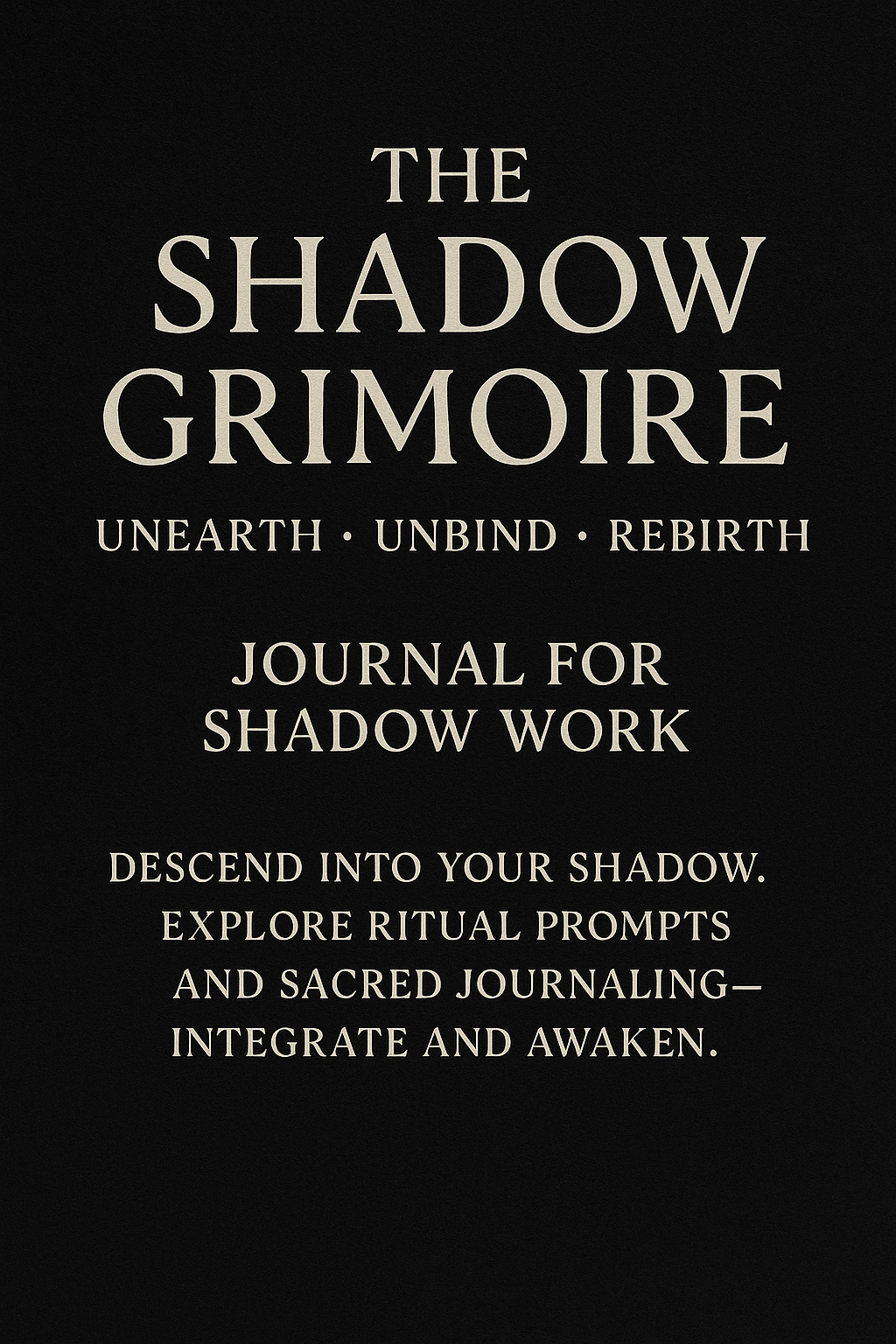 The Shadow Grimoire | A Ritual Journey for Excavation, Release & Rebirth